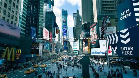 city sounds new york|6 Hours of City Sounds in New York City (Times Square.